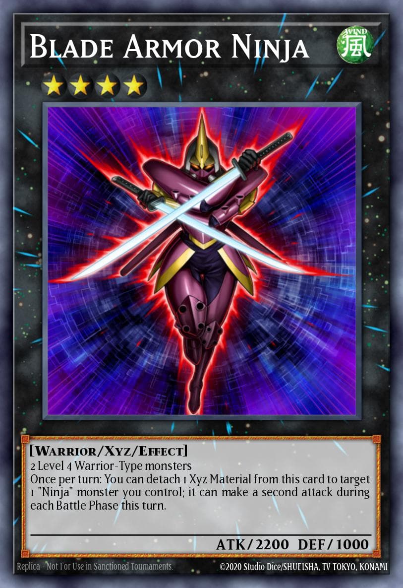 Blade Armor Ninja 2012 Yu-Gi-Oh!
