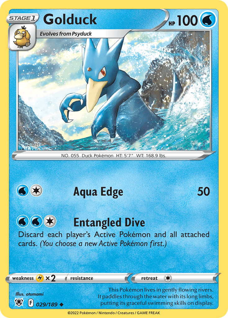 Golduck 2022 Pokemon Astral Radiance