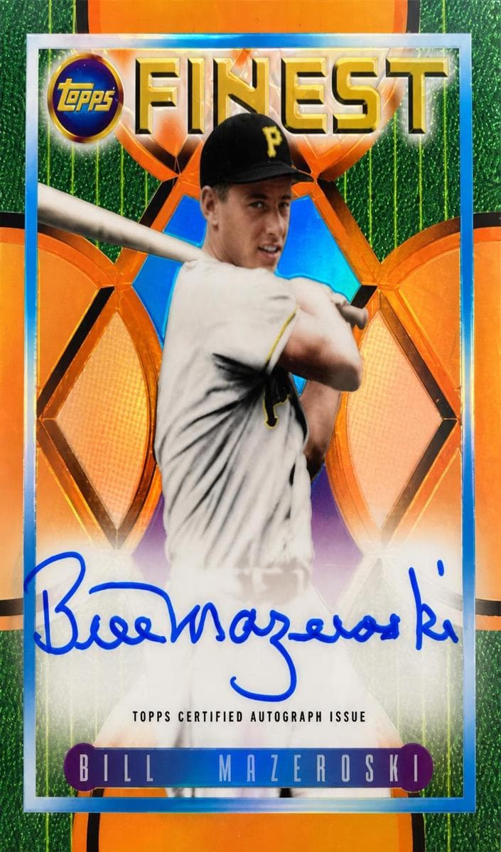 Bill Mazeroski trading card