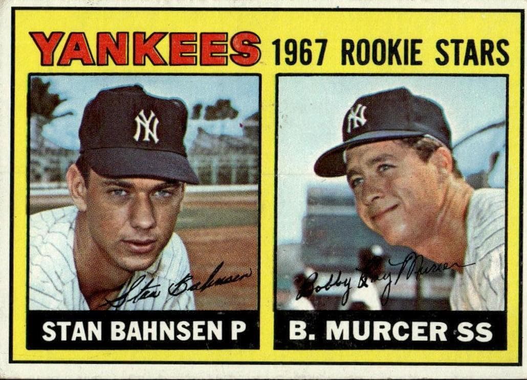 Yankees 1967 Rookie Stars (Stan Bahnsen / Bobby Murcer) #93