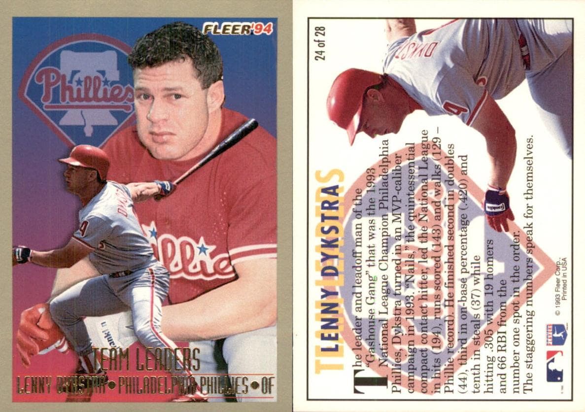 Lenny Dykstra #24