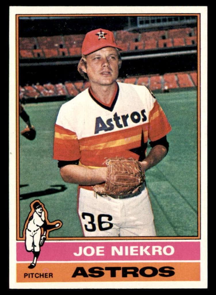 Joe Niekro 1976 topps Topps