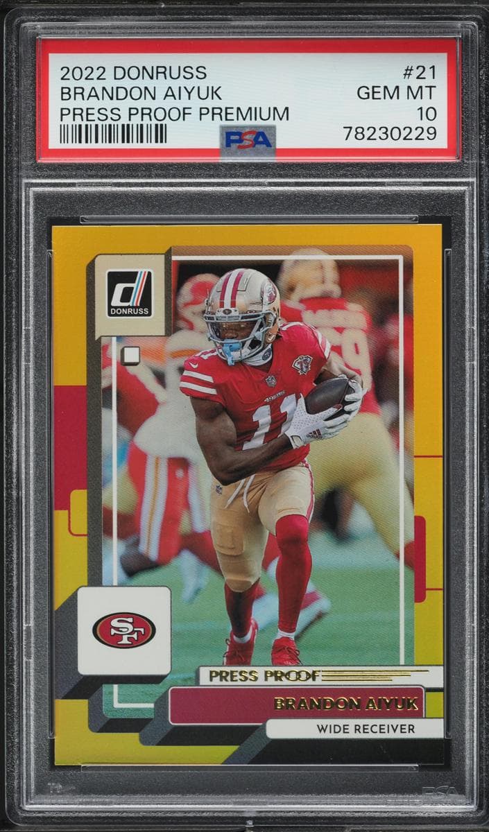 Brandon Aiyuk 2022 panini Donruss