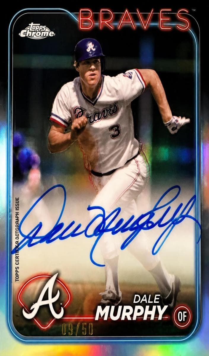 Dale Murphy 2024 topps Topps Chrome Update