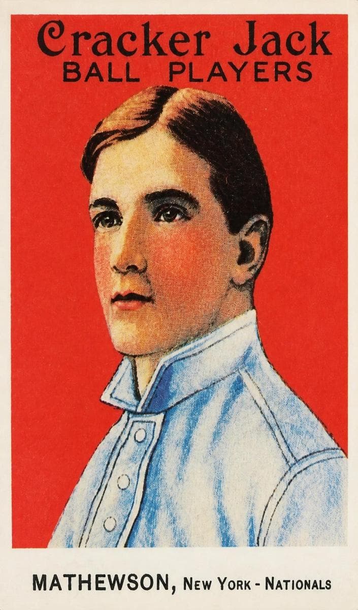 Christy Mathewson 1915 unknown Cracker Jack