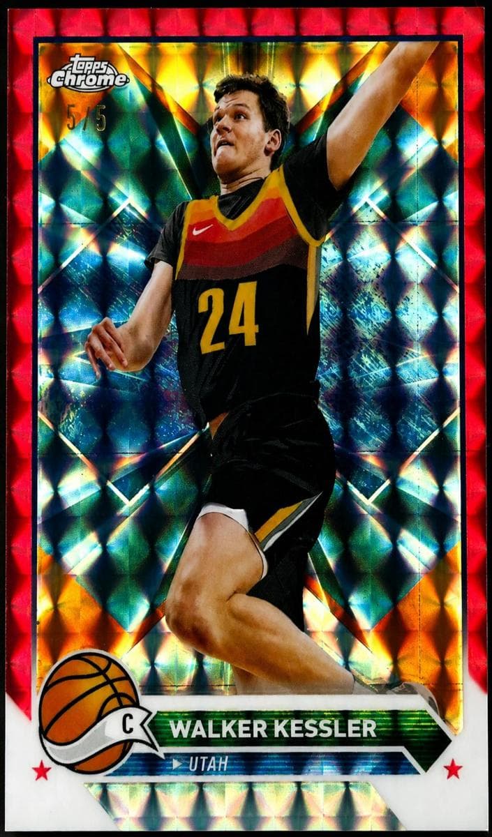Walker Kessler 2023 topps Topps Chrome
