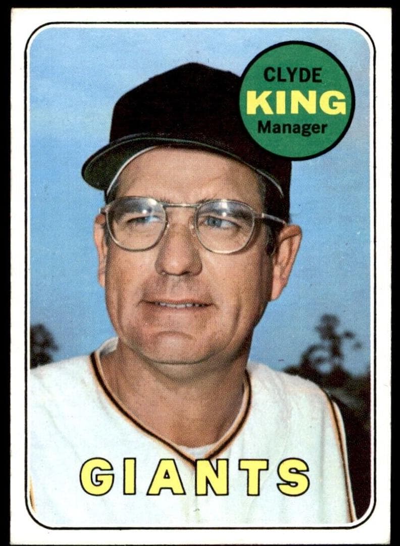 Clyde King 1969 topps Topps
