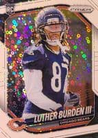Luther Burden III 2025 panini Prizm Blue Wave