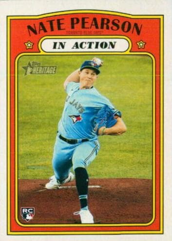 Nate Pearson 2021 topps Topps Heritage
