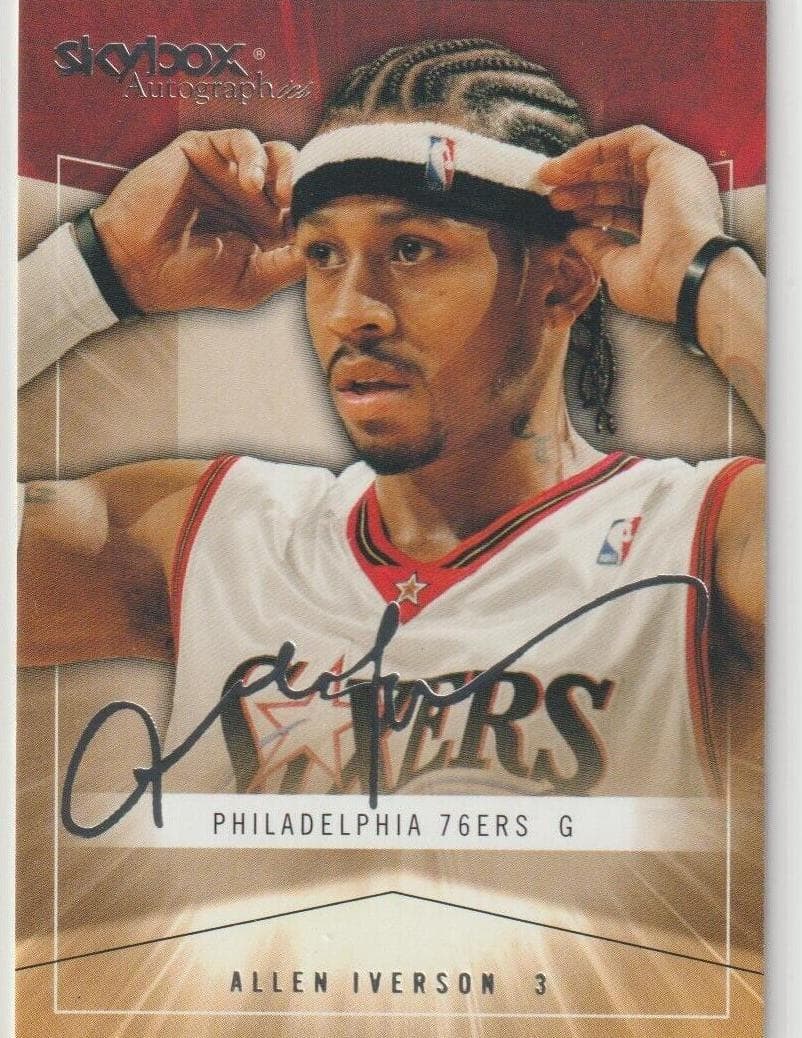 Allen Iverson 2004 skybox