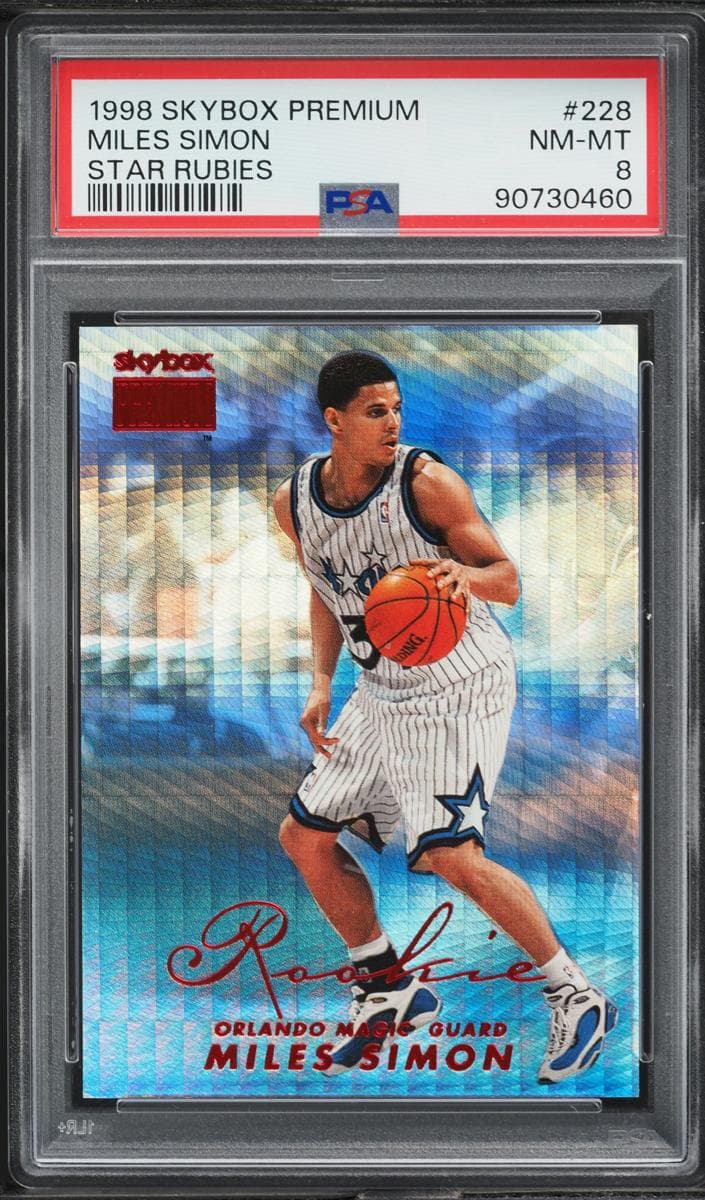 Miles Simon 1998 fleer SkyBox Premium