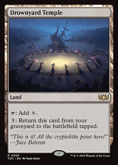 Drownyard Temple 2022 Magic: The Gathering Commander Legends: Battle for Baldur's Gate