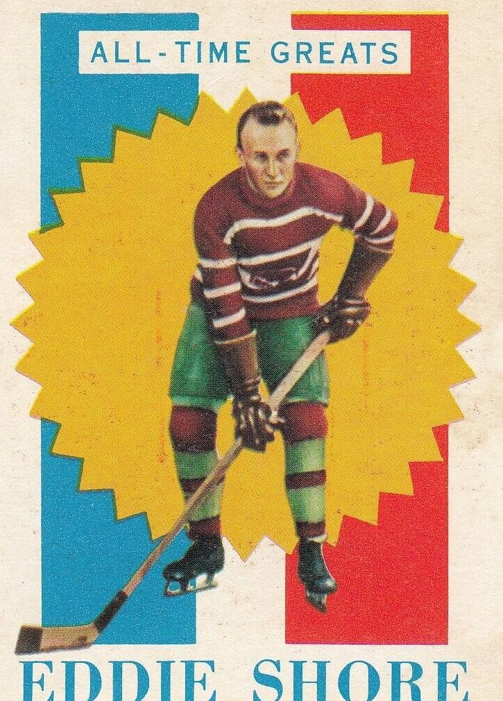 Eddie Shore 1960 topps Topps