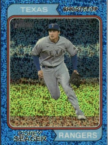 Corey Seager 2023 topps Topps Heritage