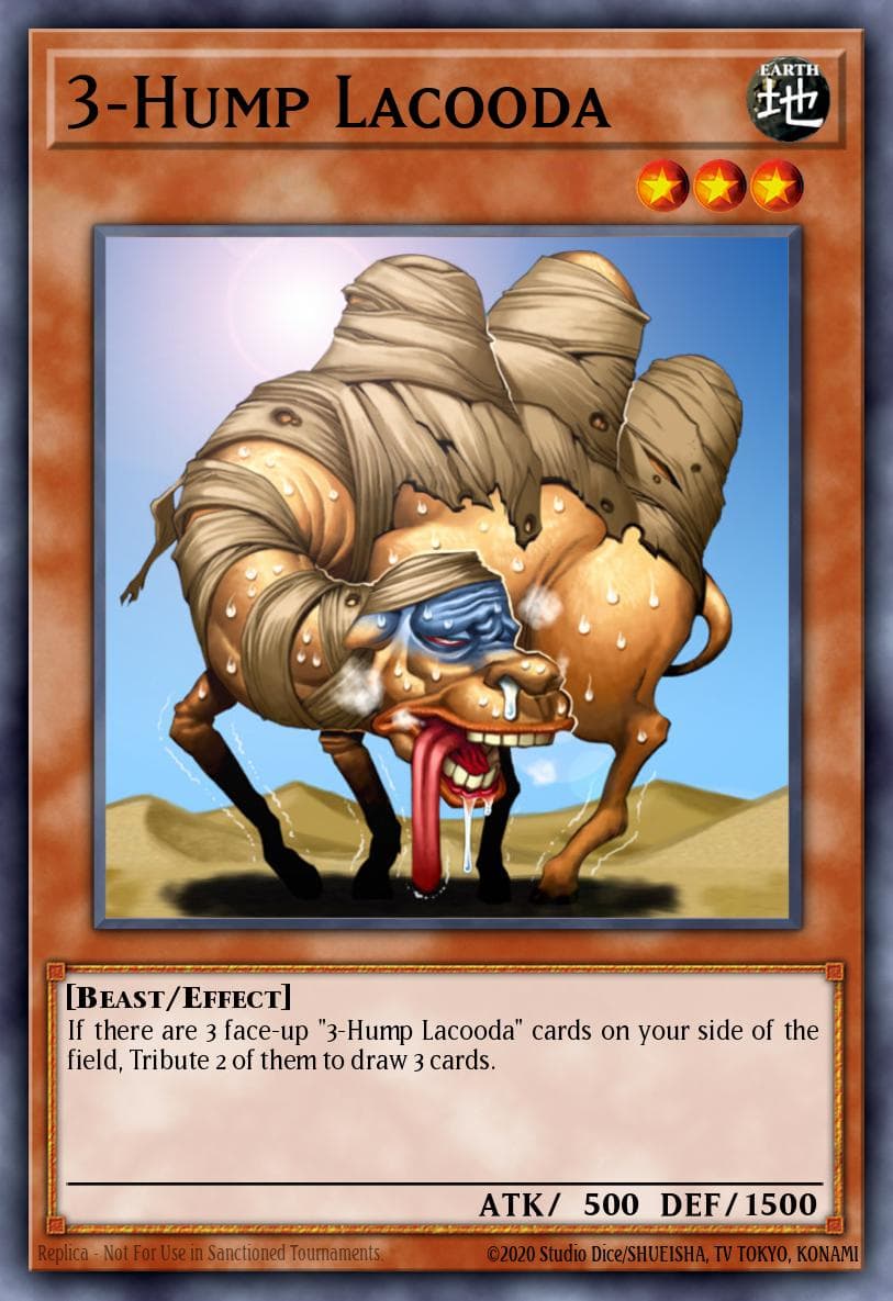 3-Hump Lacooda 2004 Yu-Gi-Oh!