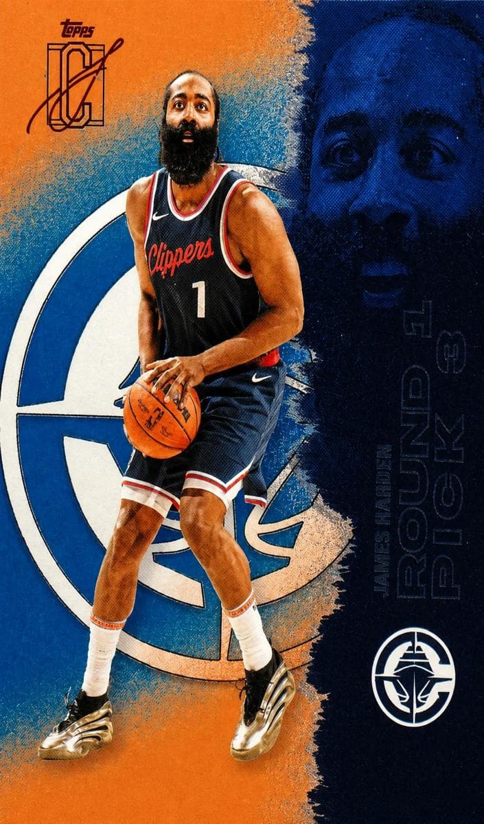 James Harden 2025 topps Topps Signature Class