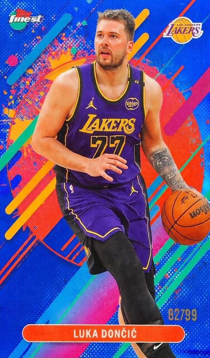 Luka Doncic 2025 topps Topps Finest