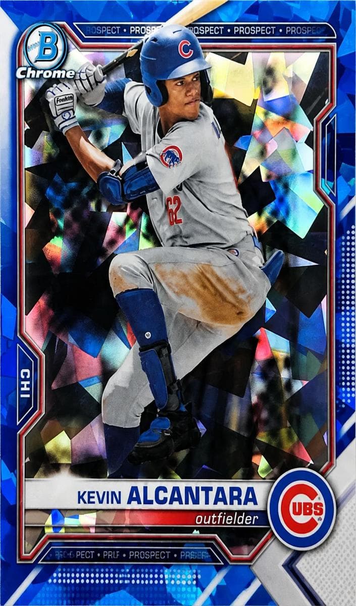 Kevin Alcantara 2021 bowman Bowman Draft Sapphire Edition