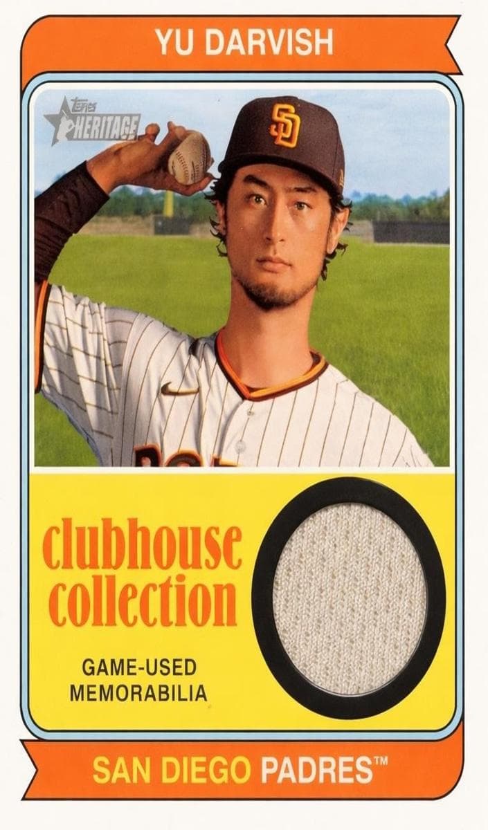 Yu Darvish 2023 topps Topps Heritage