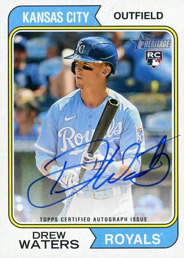 Drew Waters 2023 topps Topps Heritage