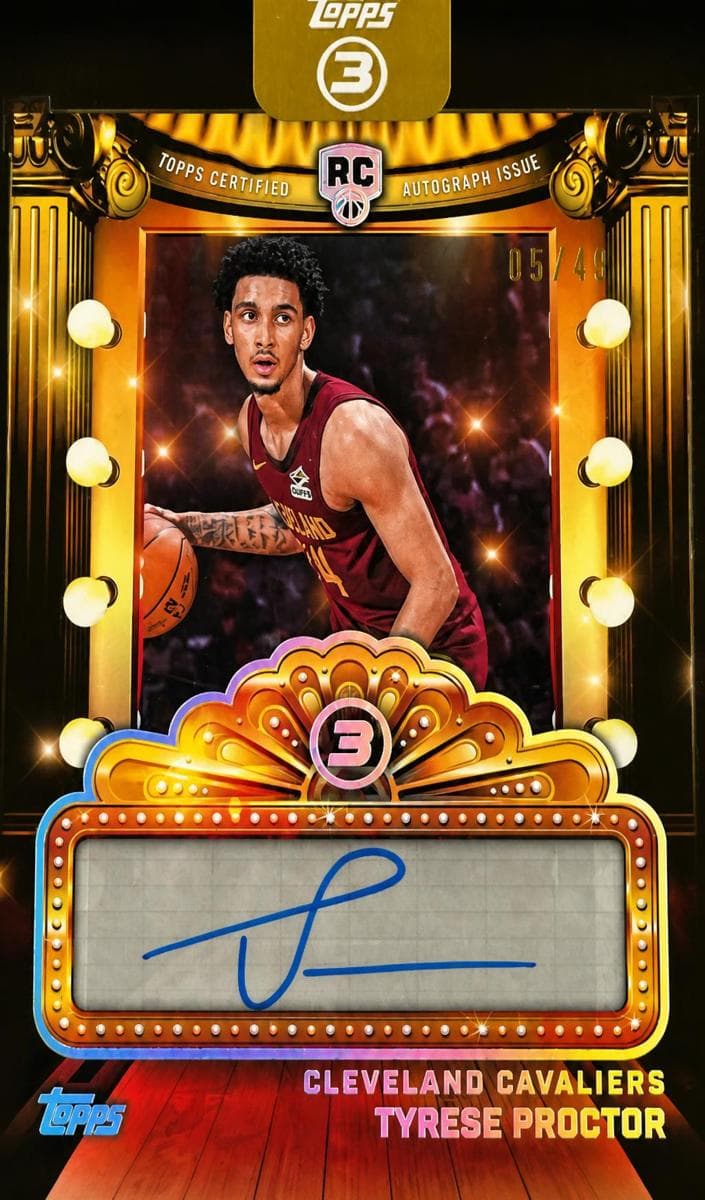 Tyrese Proctor 2025 topps Topps 3