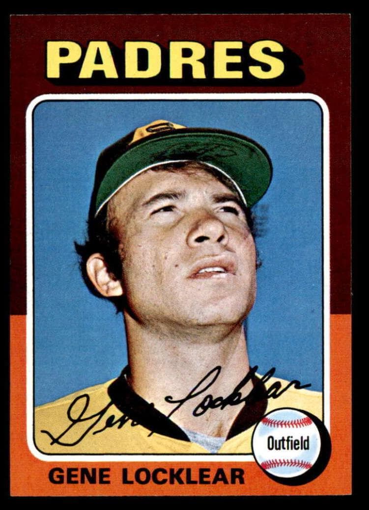 Gene Locklear 1975 topps Topps