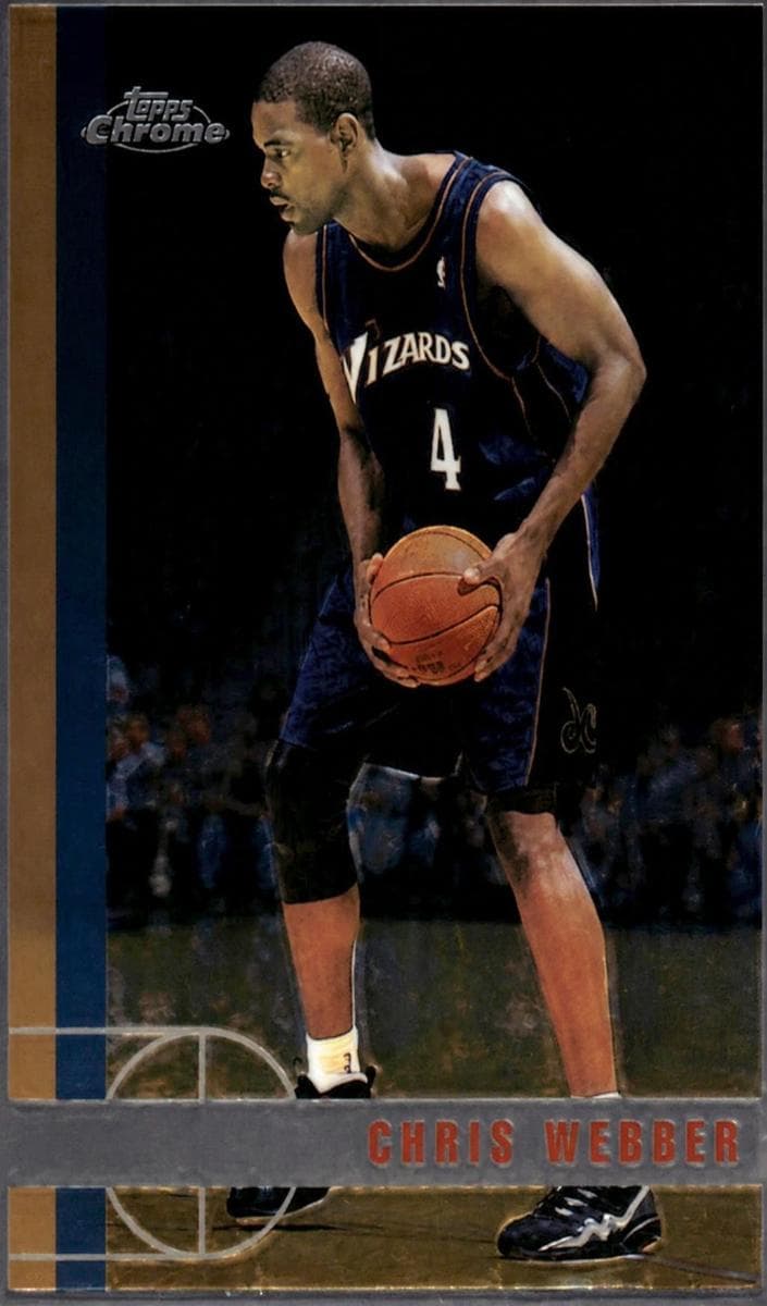 Chris Webber 1997 topps Topps Chrome