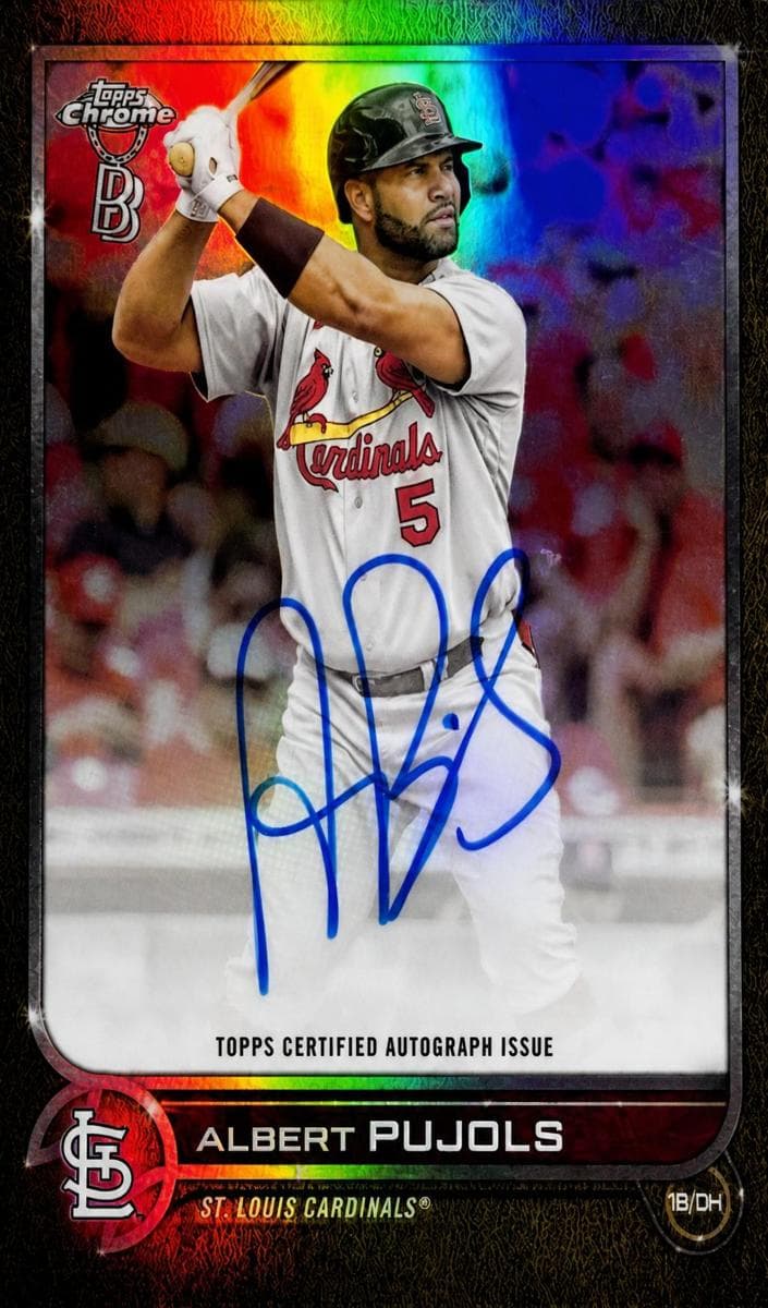 Albert Pujols 2022 topps