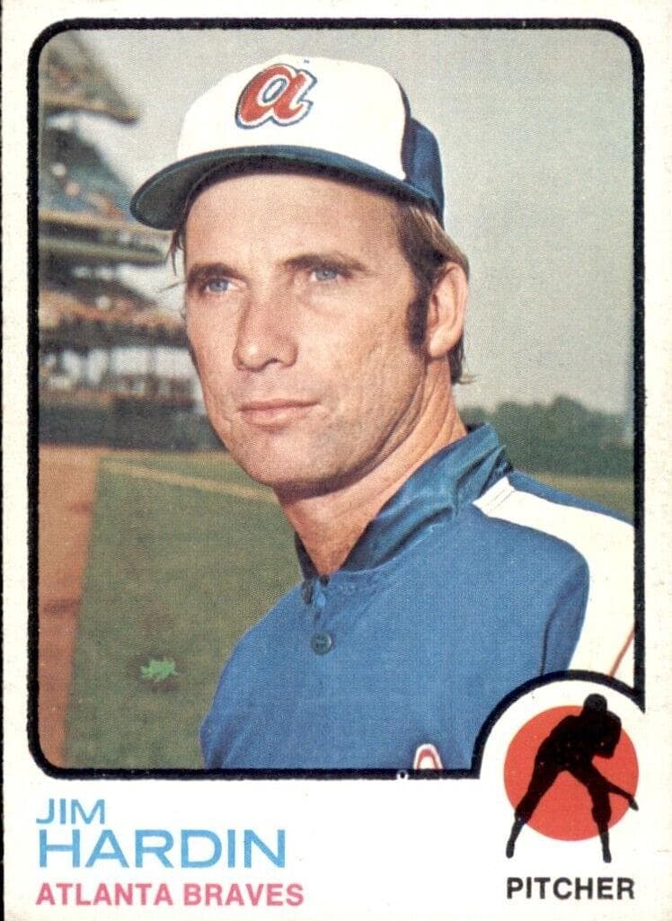 Jim Hardin 1973 topps Topps