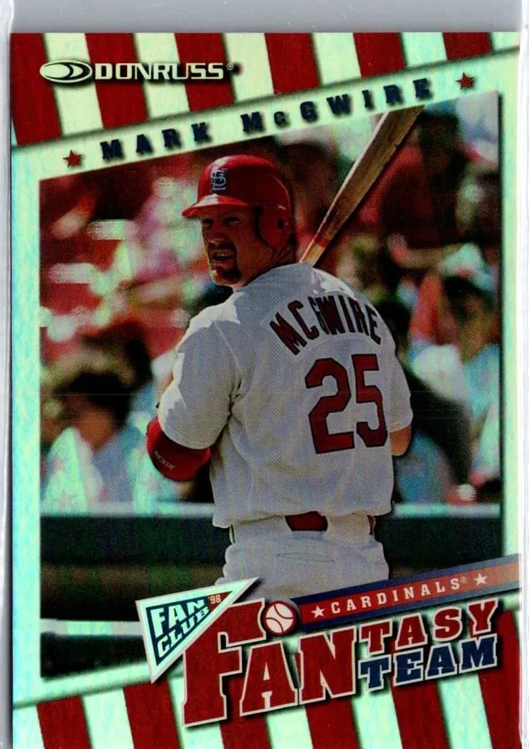 Mark McGwire 1998 panini Donruss