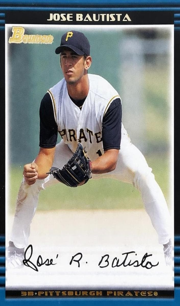 Jose Bautista 2002 bowman Bowman