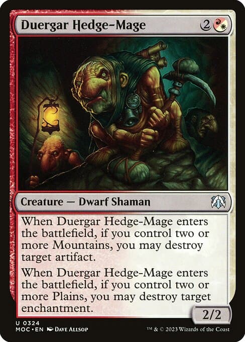 Duergar Hedge-Mage 2006 Magic: The Gathering Gateway
