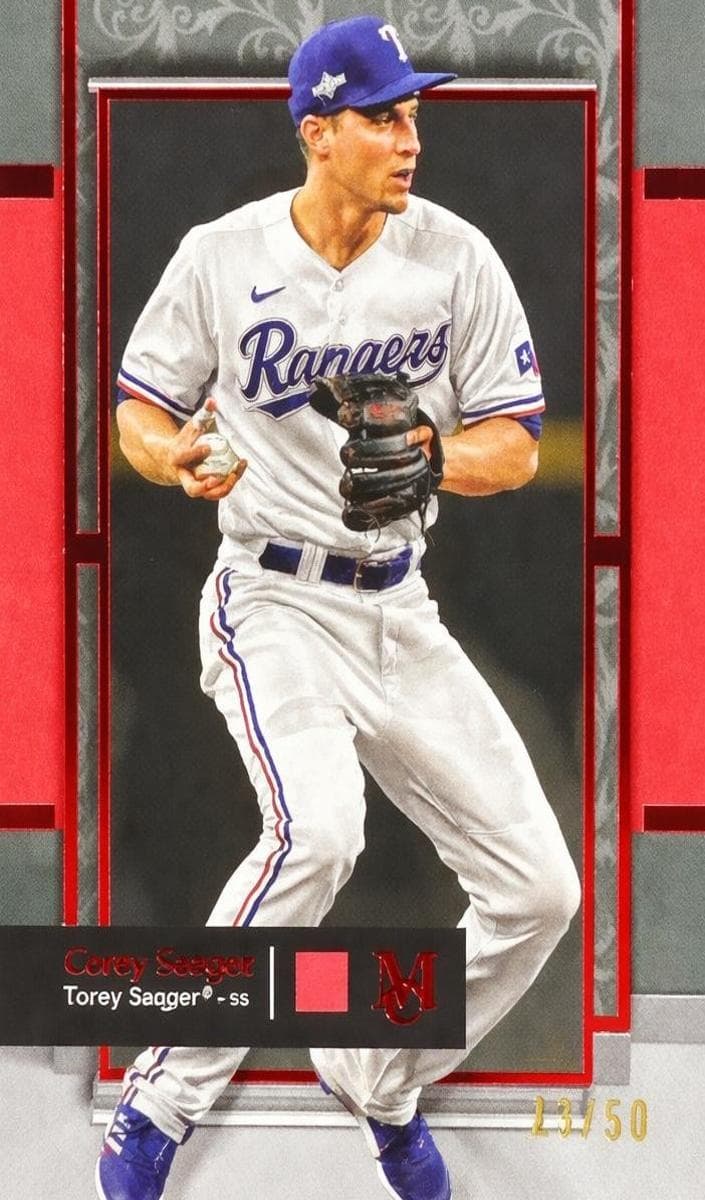 Corey Seager 2024 topps Topps Museum Collection