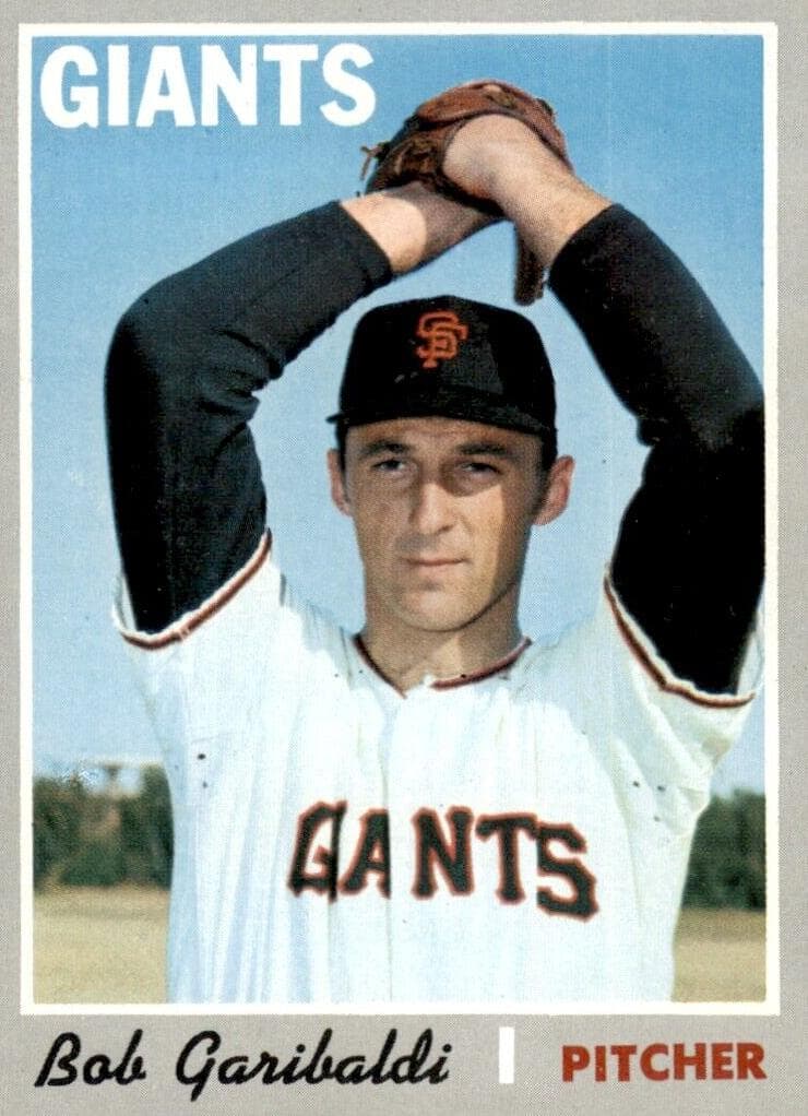 Bob Garibaldi 1970 topps Topps