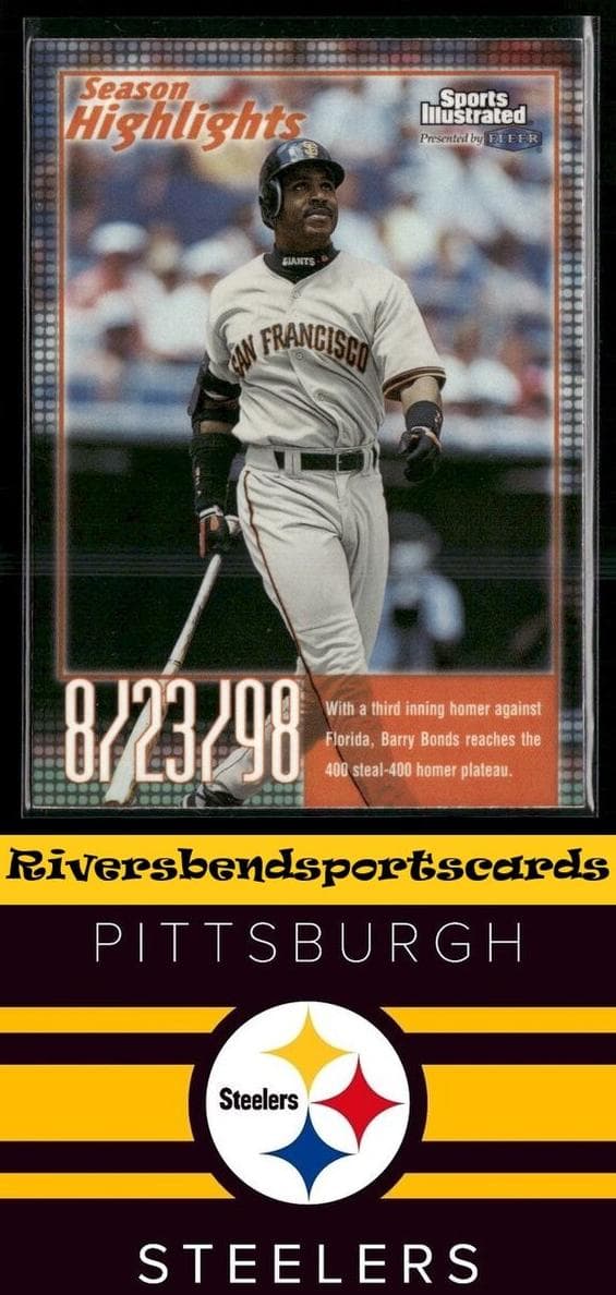 Barry Bonds 1999 fleer SkyBox E-X Century