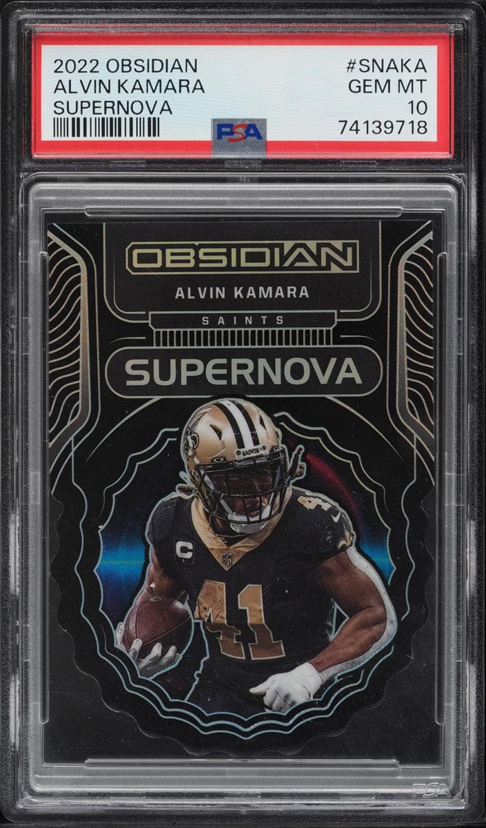 Alvin Kamara 2022 panini Panini Obsidian