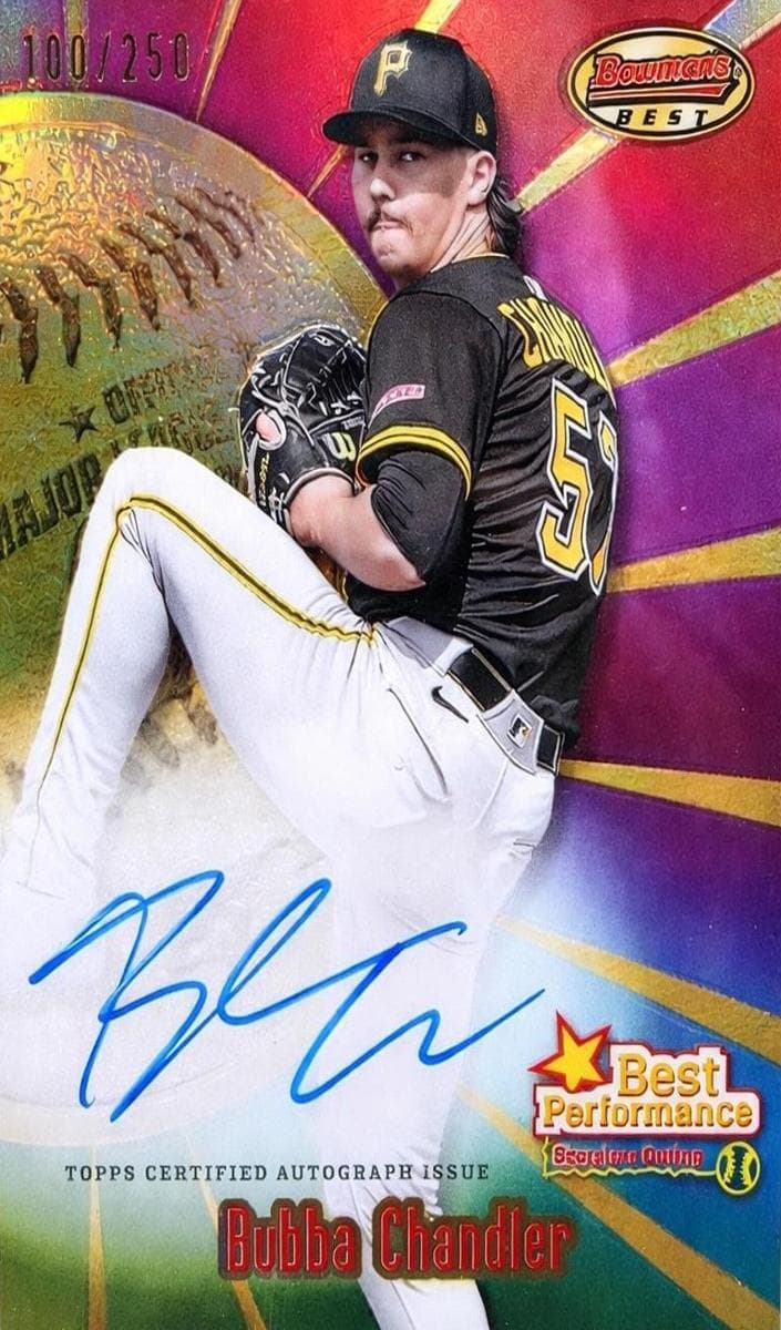 Bubba Chandler 2025 bowman Bowman Best