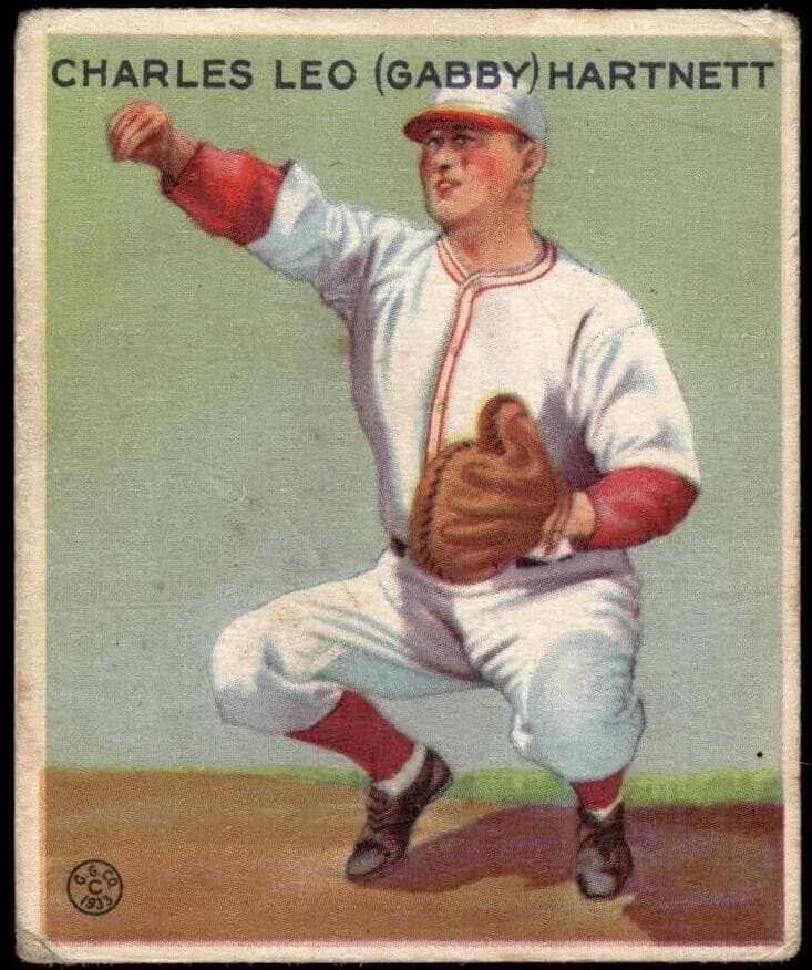 Charles Leo “Gabby” Hartnett 1933 unknown Goudey
