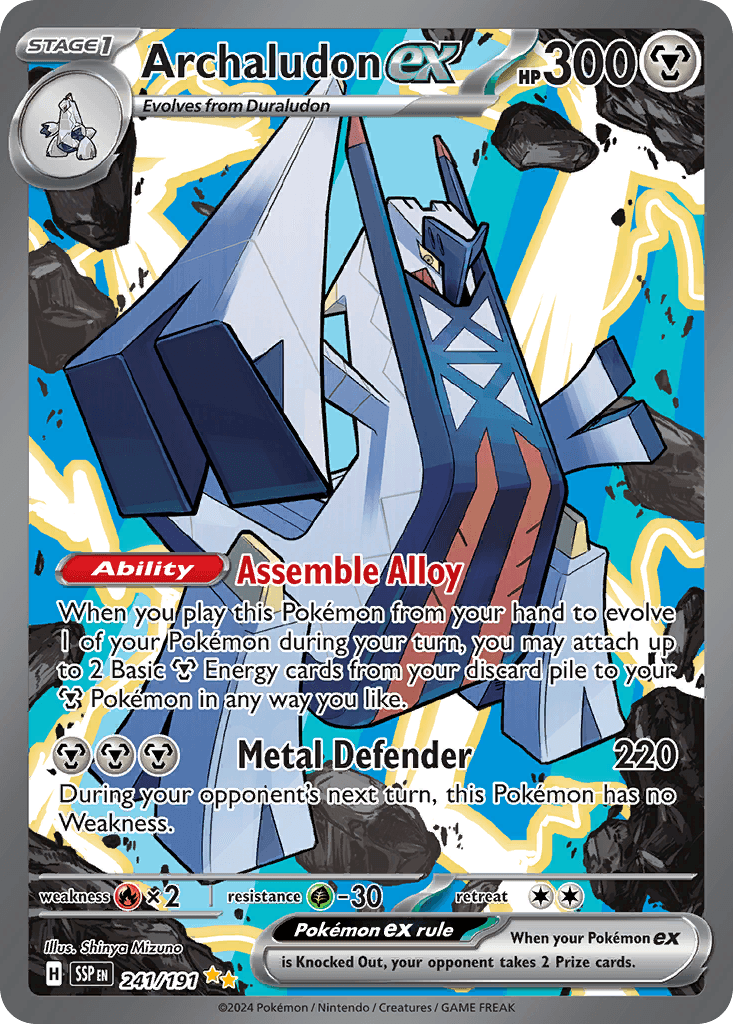 Archaludon ex 2024 Pokemon
