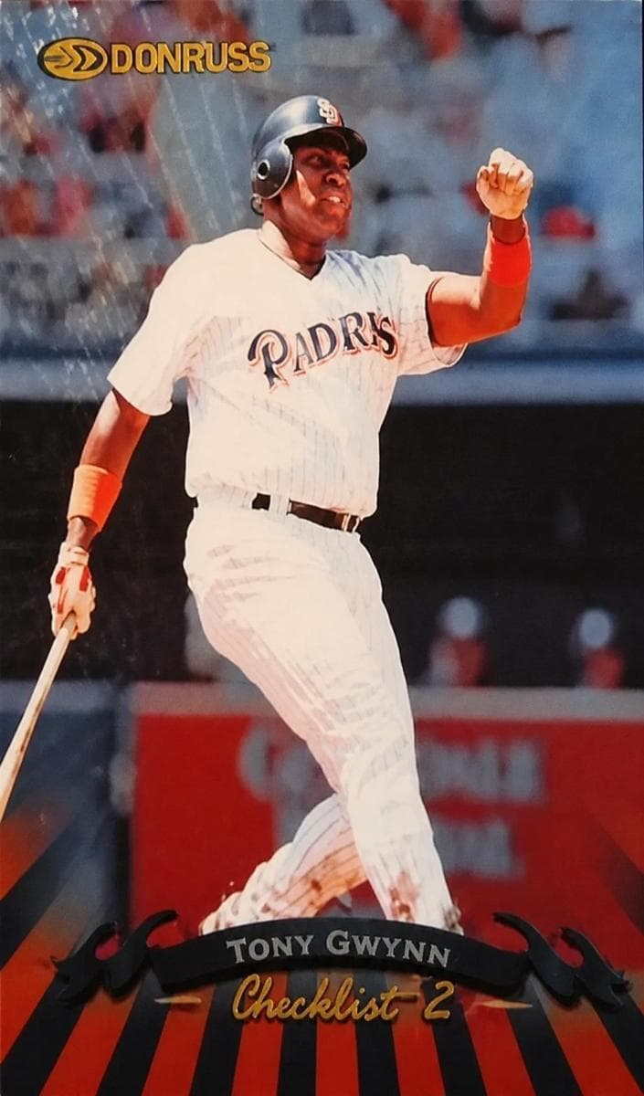 Tony Gwynn 1998 panini Donruss Collections