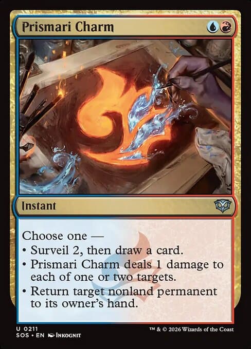Prismari Charm 2026 Magic: The Gathering Secrets of Strixhaven