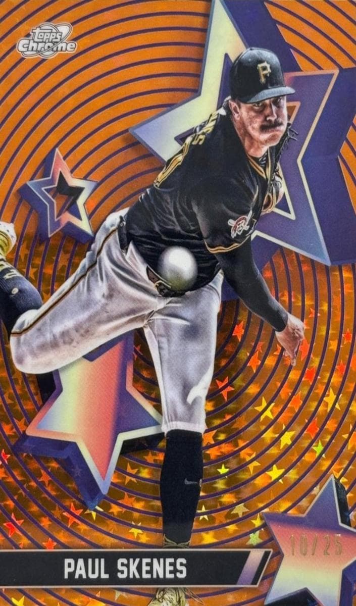 Paul Skenes 2025 topps Topps Cosmic Chrome