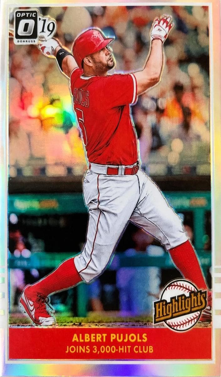 Albert Pujols 2019 panini Optic