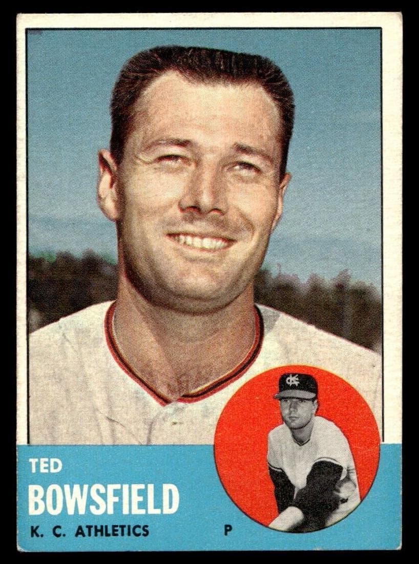 Ted Bowsfield 1963 topps Topps