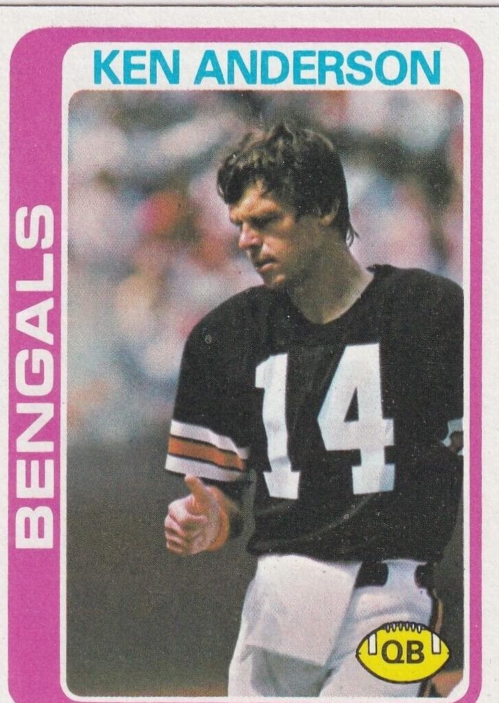 Ken Anderson 1978 topps Topps