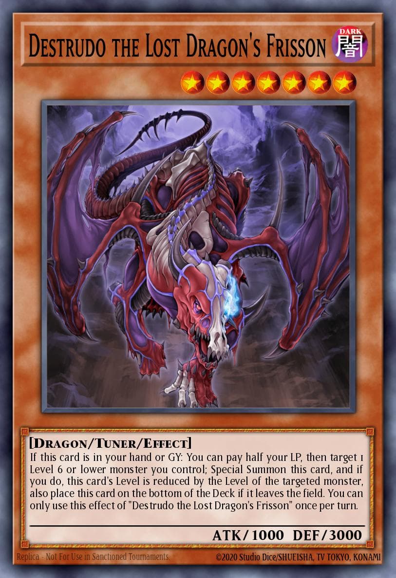 Destrudo the Lost Dragon's Frisson #SD34-JP016