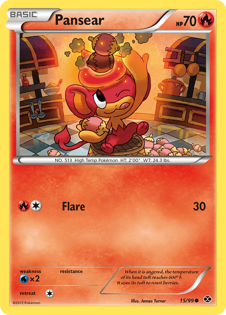 Pansear 2012 Pokemon Next Destinies