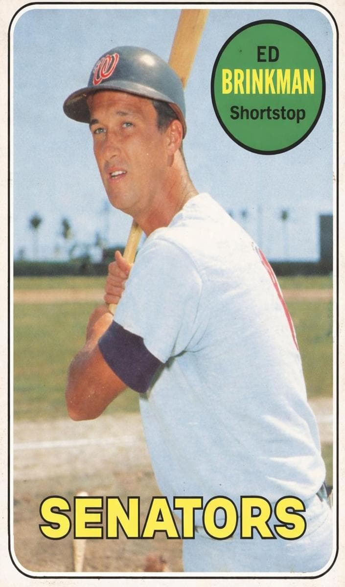 Ed Brinkman 1969 topps O-Pee-Chee