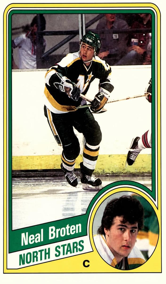 Neal Broten 1984 topps O-Pee-Chee