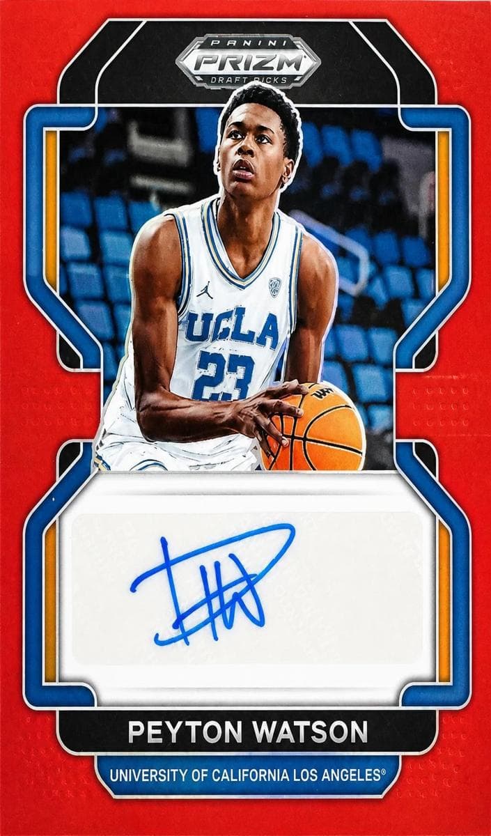 Peyton Watson 2022 panini Panini Prizm Draft Picks